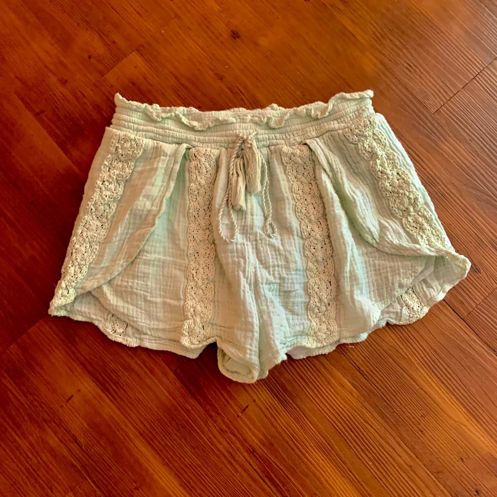 American Eagle Mint Green Shorts, XS